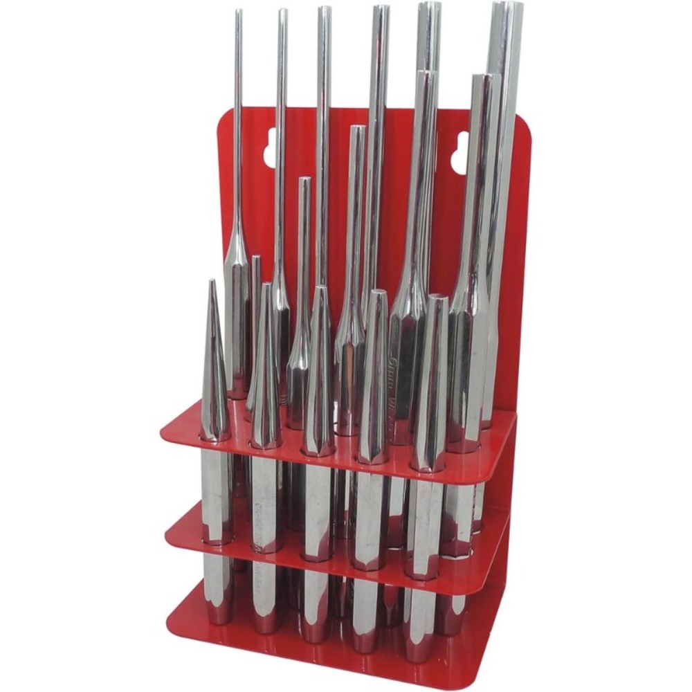 Presentoir metal + 17 pcs goupilles dt DRAKKAR TOOLS - 13535