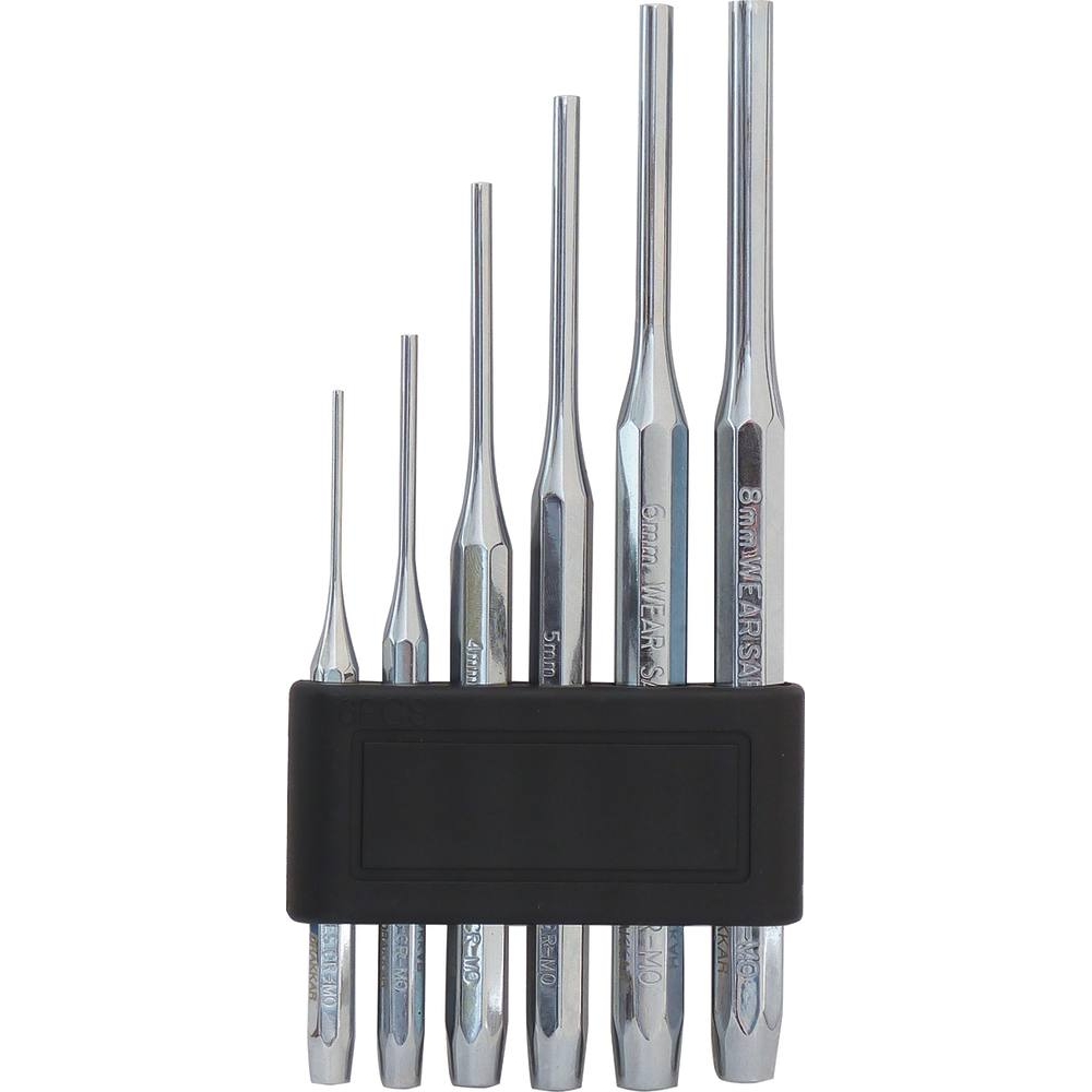 Chasse-goupilles 2-3-4-5-6-8mm de 115 à 180mm - de 6 pcs DRAKKAR TOOLS - 13537