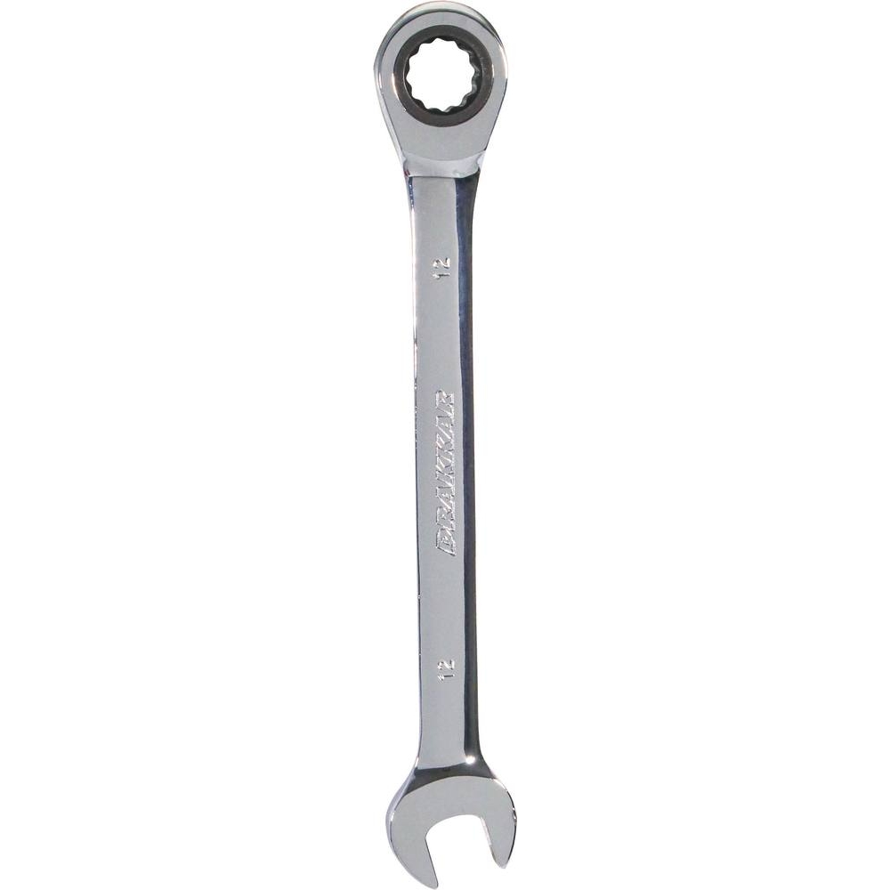 Clé mixte droite à cliquet de 12mm 72 dents - carte DRAKKAR TOOLS - 13688