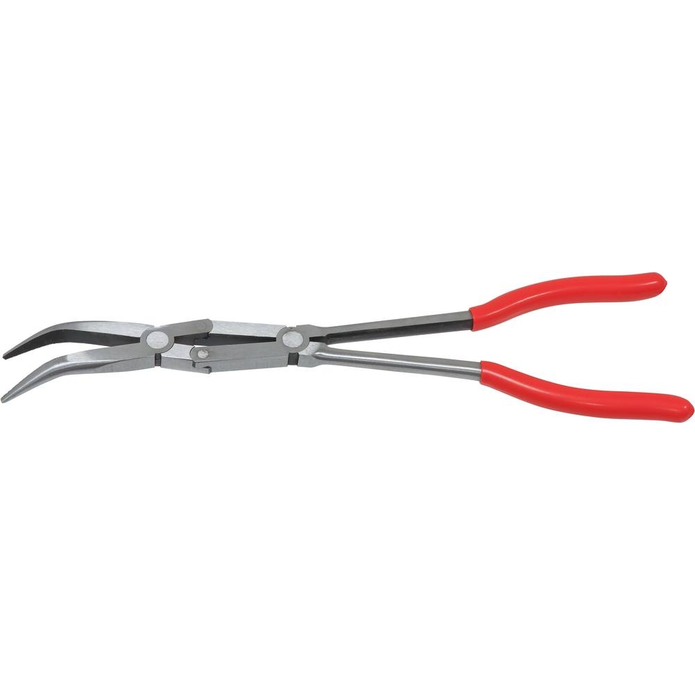Pince coudée 340mm demi-ronde double articulation gainée DRAKKAR TOOLS - 13706