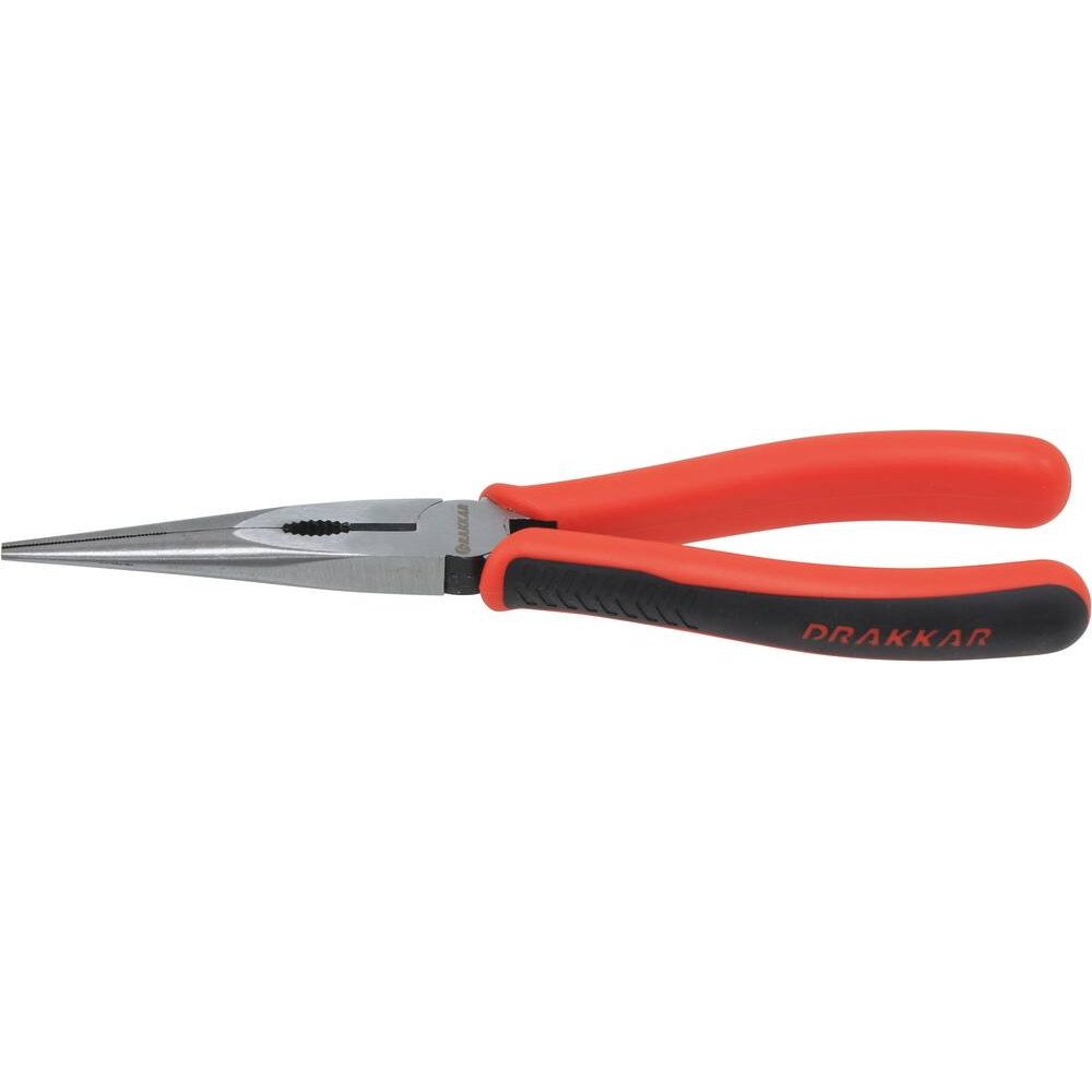 Pince droite 200mm demi-ronde bi-matière - carte DRAKKAR TOOLS - 13737