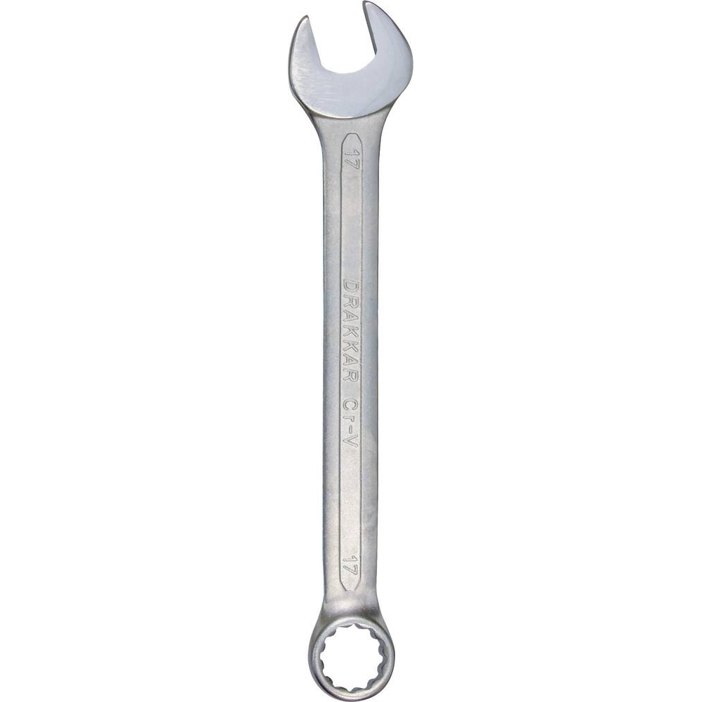 Clé mixte de 17mm tête polie DRAKKAR TOOLS - 13767