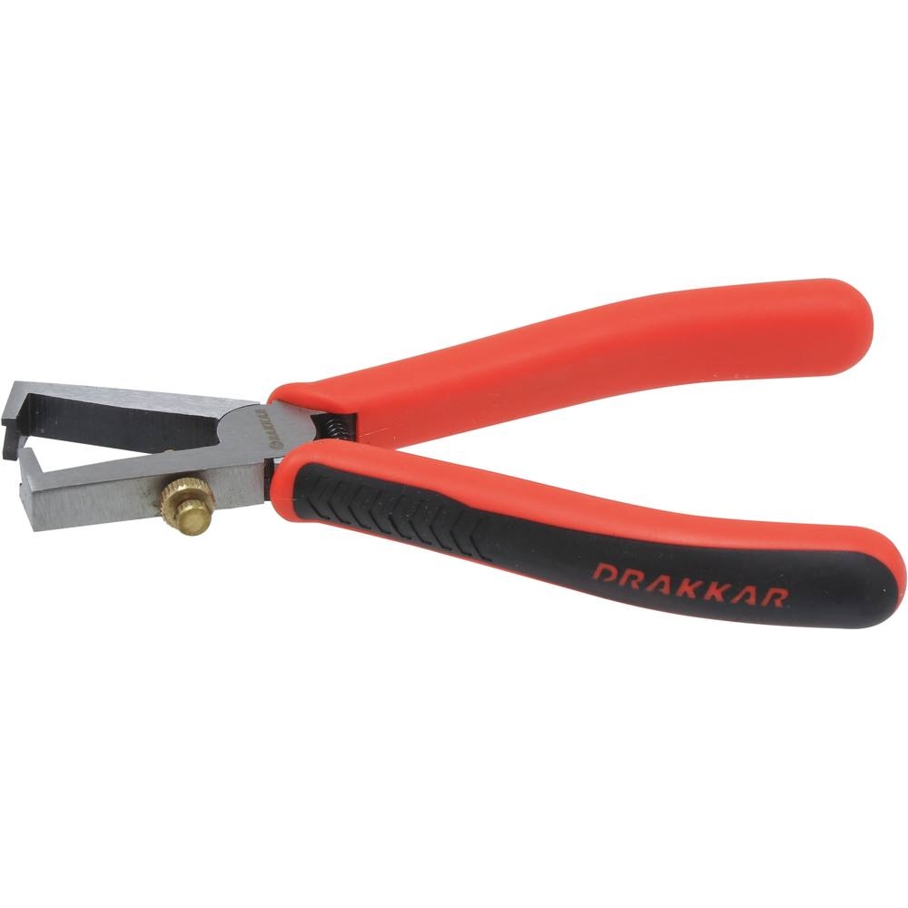 Pince à dénuder 160mm bi-matière - carte DRAKKAR TOOLS - 13808