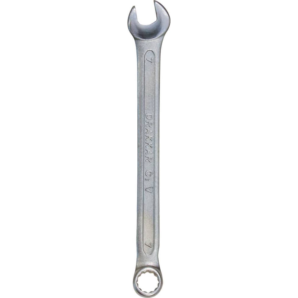 Clé mixte de 7mm tête polie - carte DRAKKAR TOOLS - 13827
