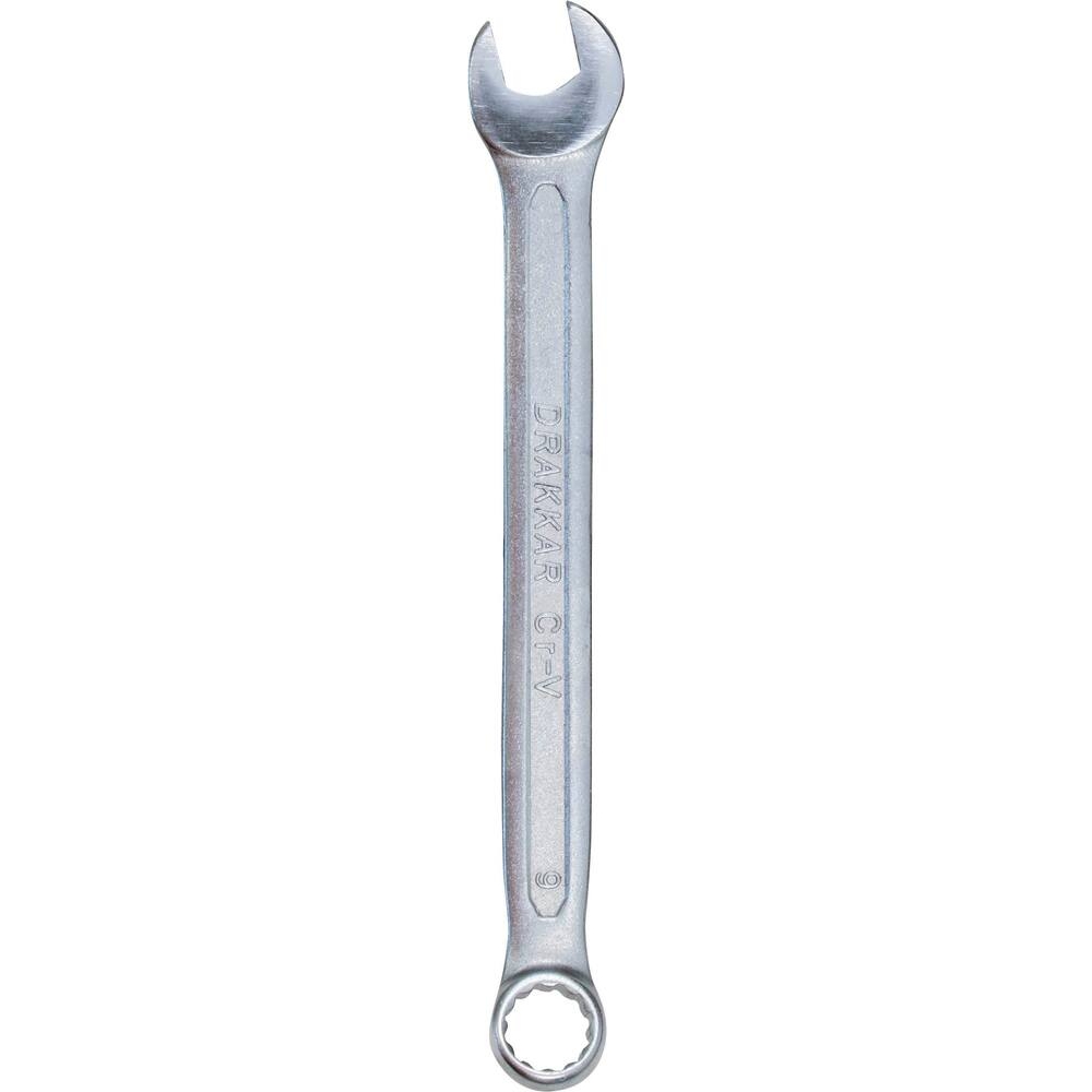 Clé mixte de 9mm tête polie - carte DRAKKAR TOOLS - 13829