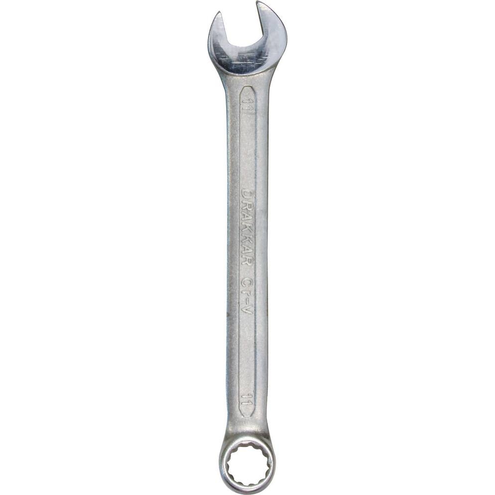 Clé mixte de 11mm tête polie - carte DRAKKAR TOOLS - 13831
