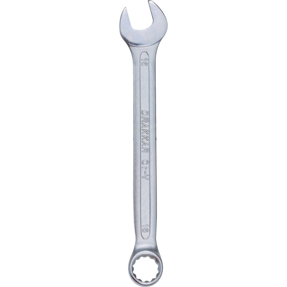 Clé mixte de 16mm tête polie - carte DRAKKAR TOOLS - 13836