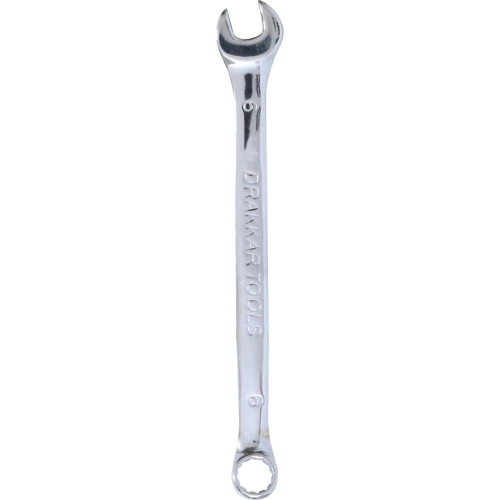 Clé mixte de 6mm full polish - carte DRAKKAR TOOLS - 13855