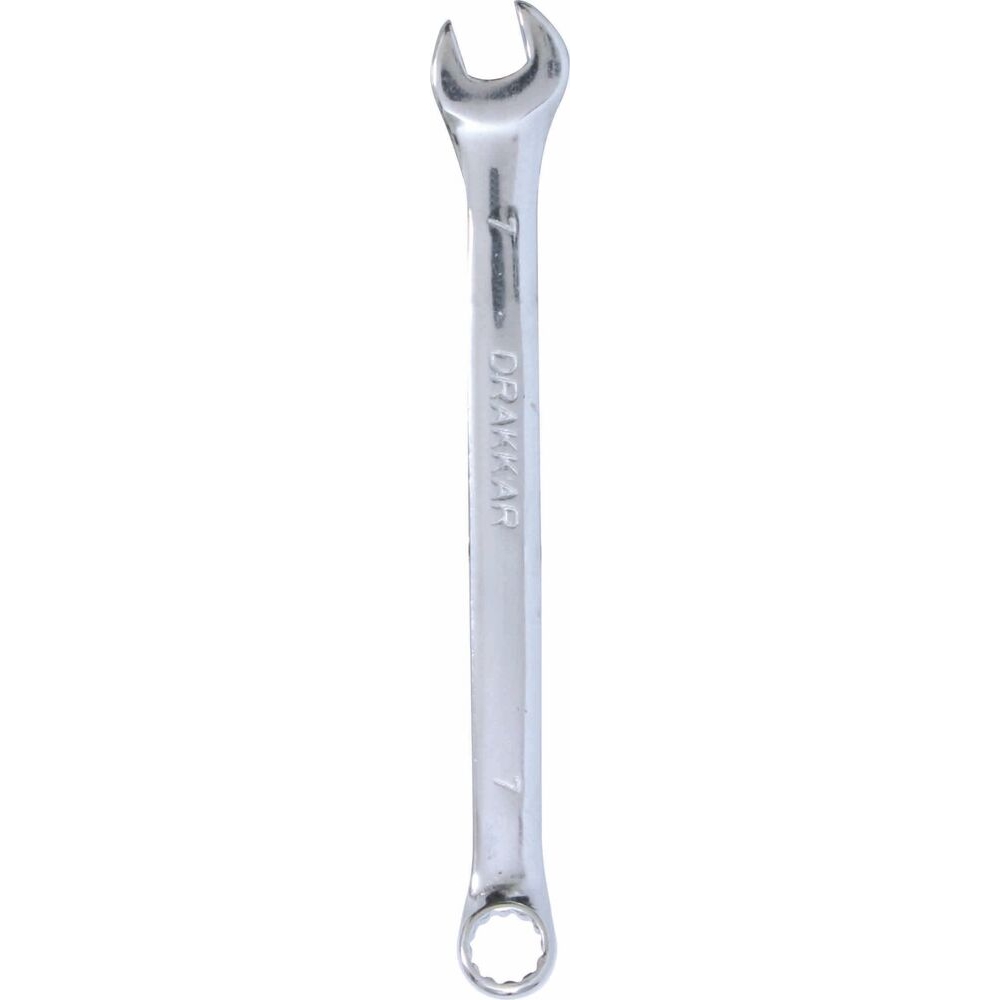 Clé mixte de 7mm full polish DRAKKAR TOOLS - 13856