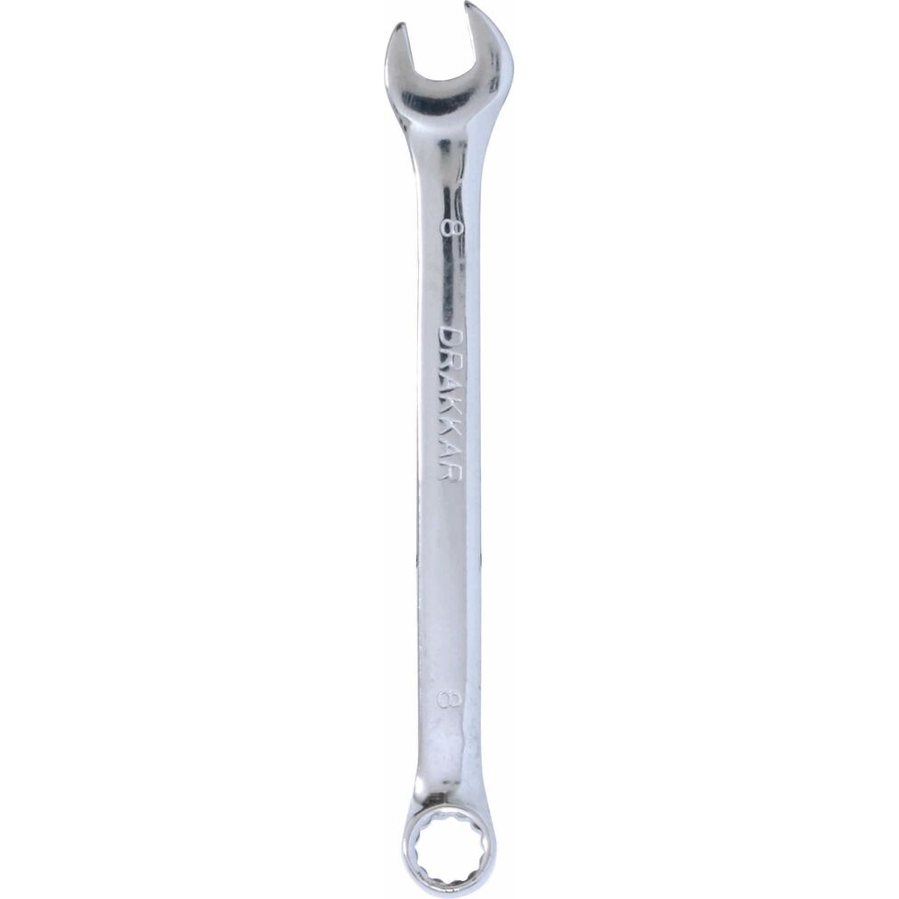 Clé mixte de 8mm full polish DRAKKAR TOOLS - 13858