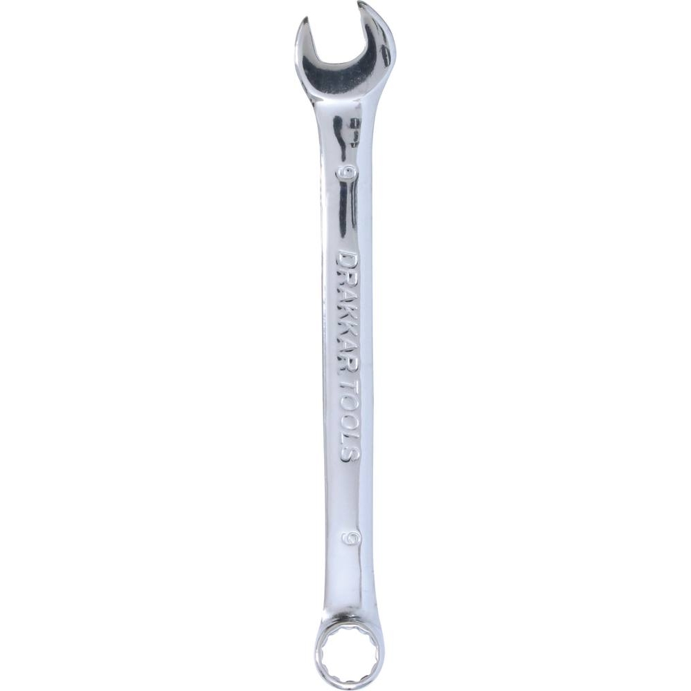 Clé mixte de 9mm full polish - carte DRAKKAR TOOLS - 13861