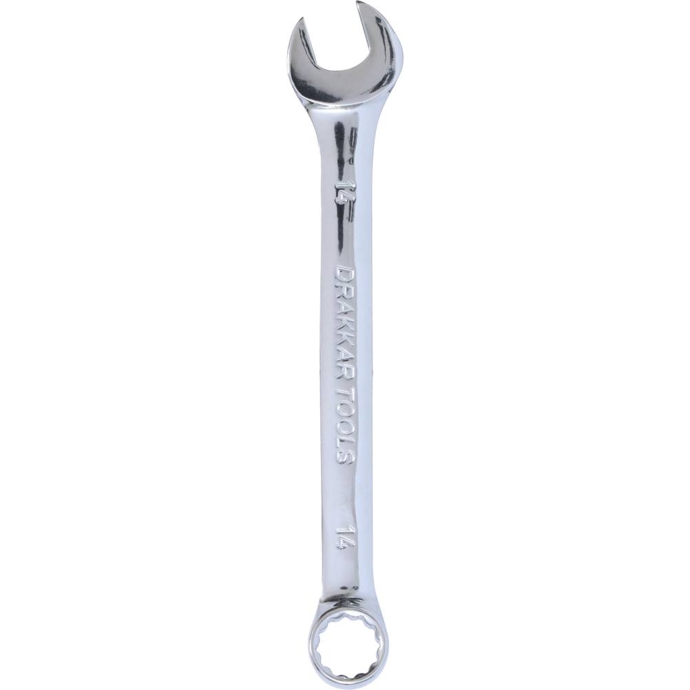Clé mixte de 14mm full polish - carte DRAKKAR TOOLS - 13871