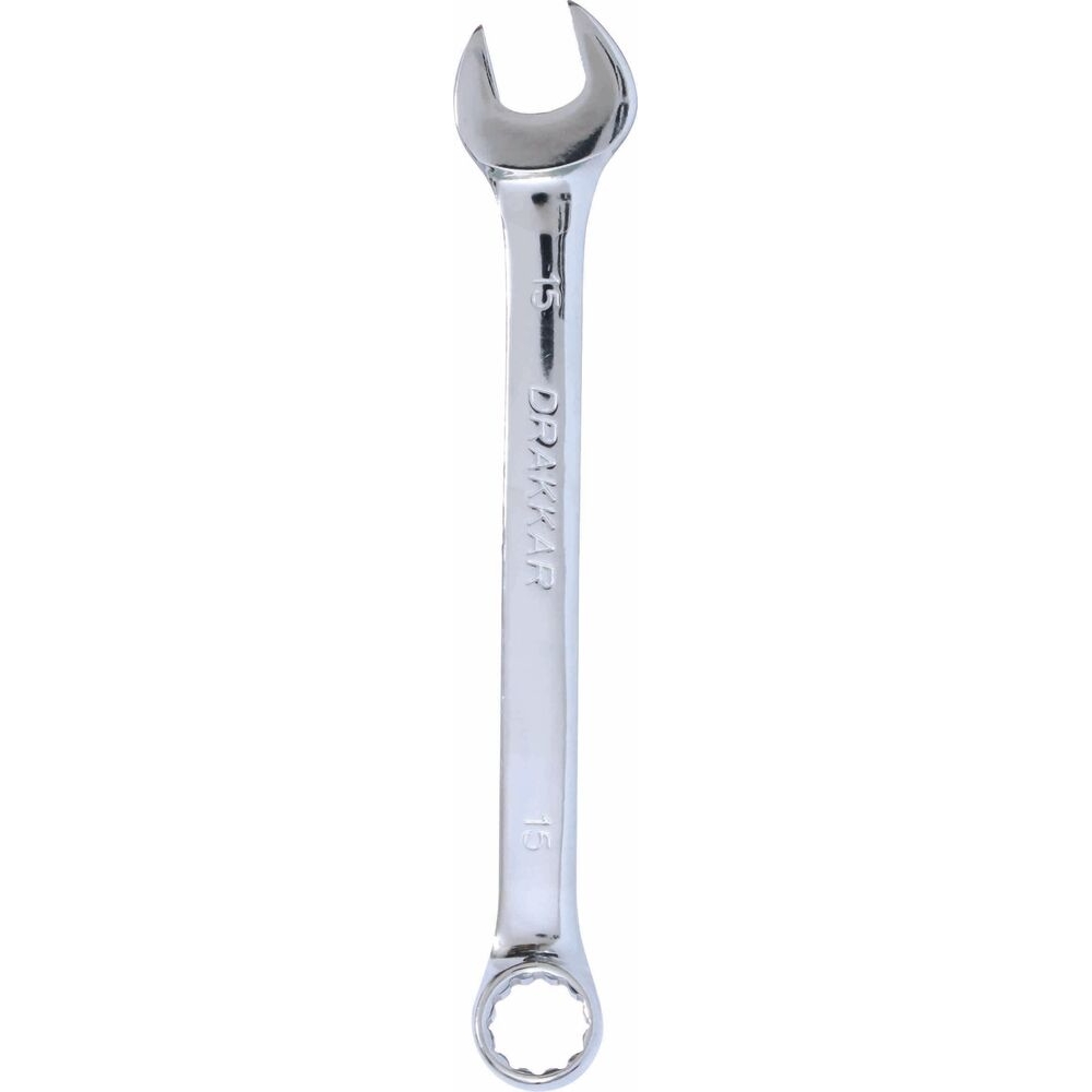 Clé mixte de 15mm full polish DRAKKAR TOOLS - 13872