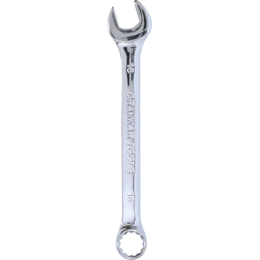 Clé mixte de 16mm full polish - carte DRAKKAR TOOLS - 13875