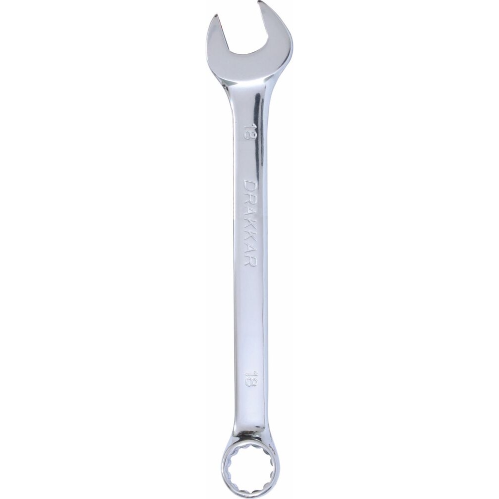 Clé mixte de 18mm full polish DRAKKAR TOOLS - 13878