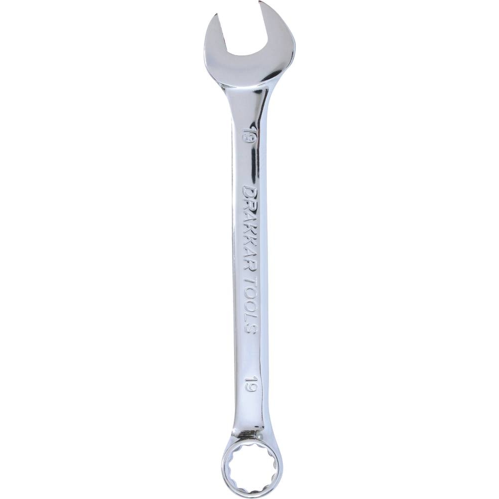 Clé mixte de 19mm full polish - carte DRAKKAR TOOLS - 13881