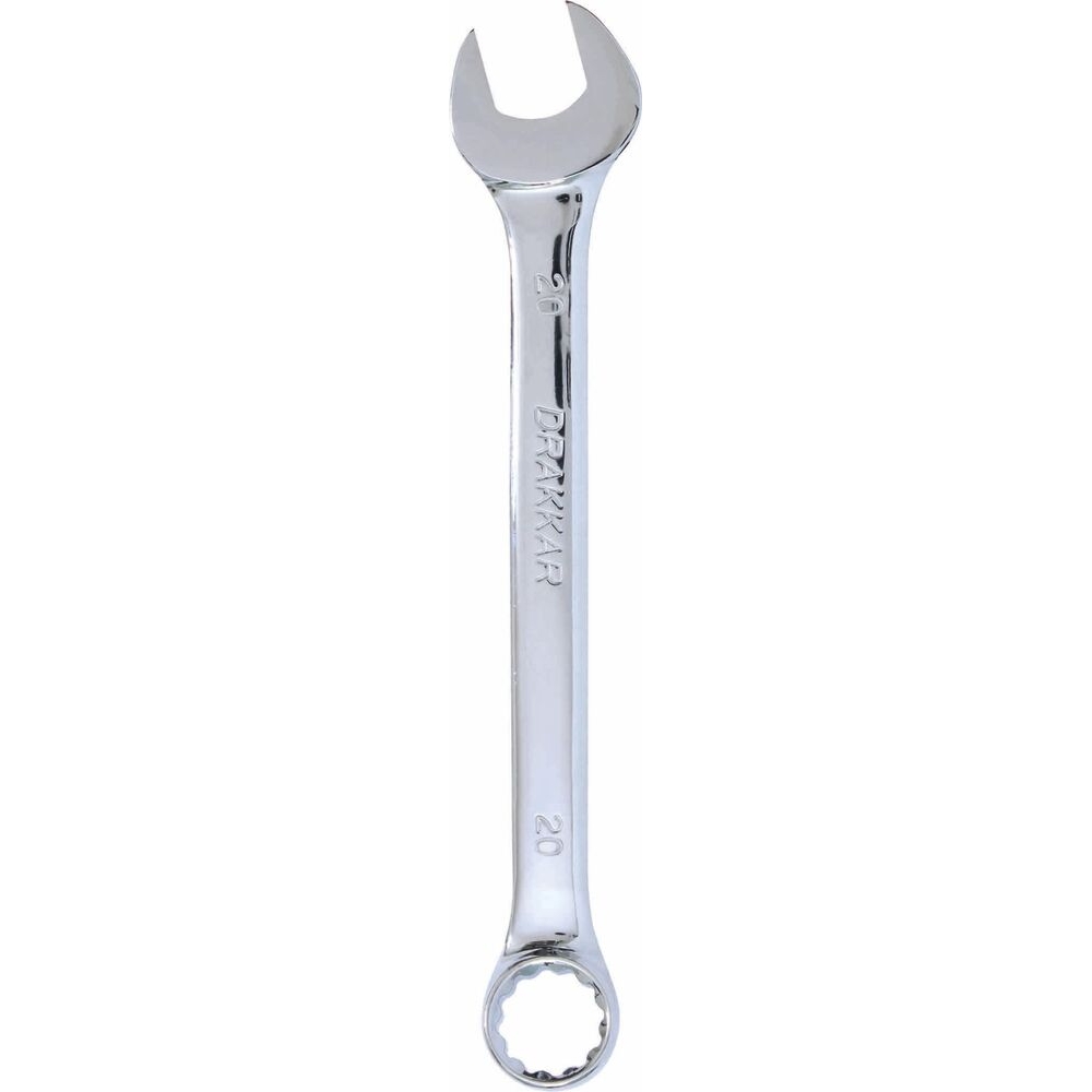 Clé mixte de 20mm full polish DRAKKAR TOOLS - 13882