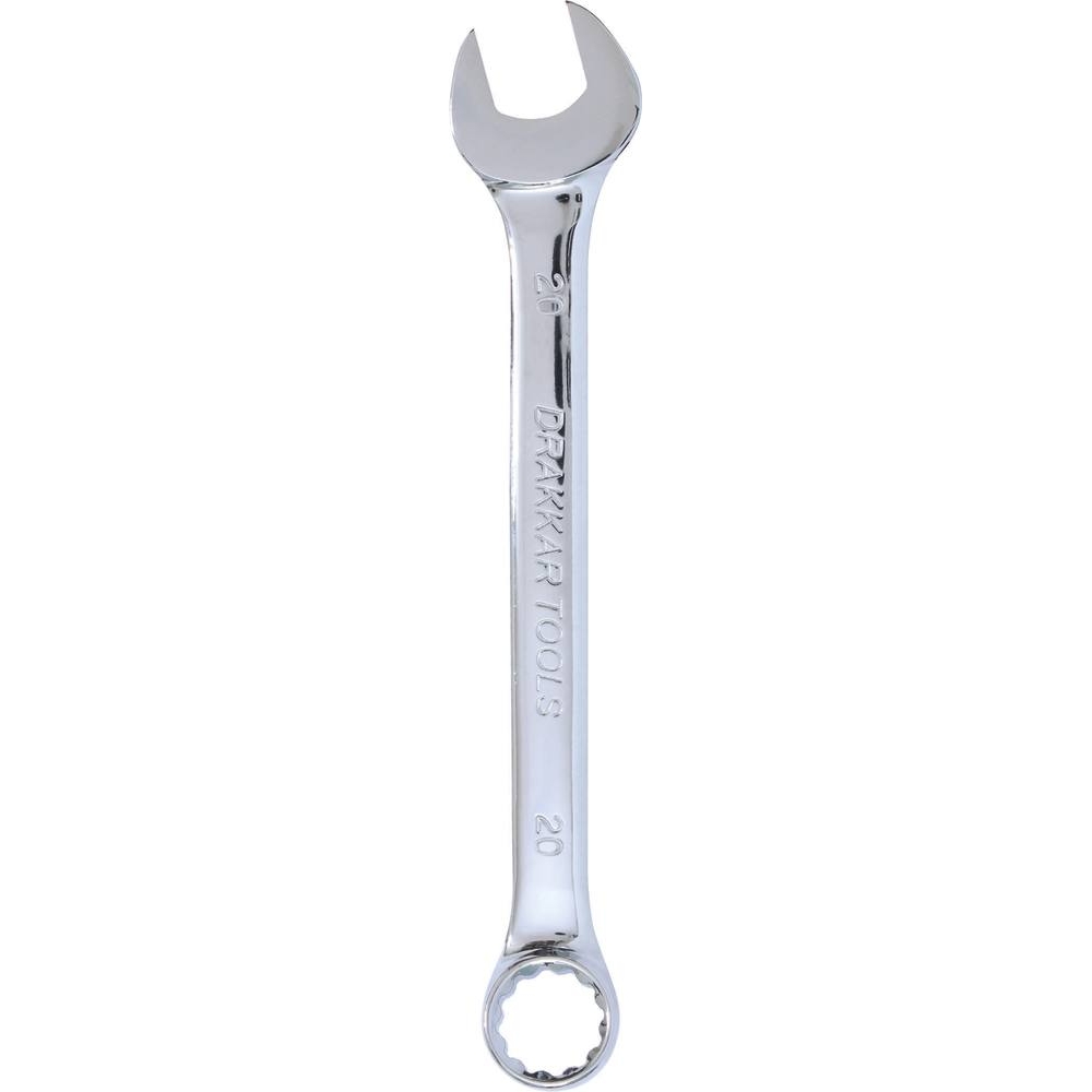 Clé mixte de 20mm full polish - carte DRAKKAR TOOLS - 13883
