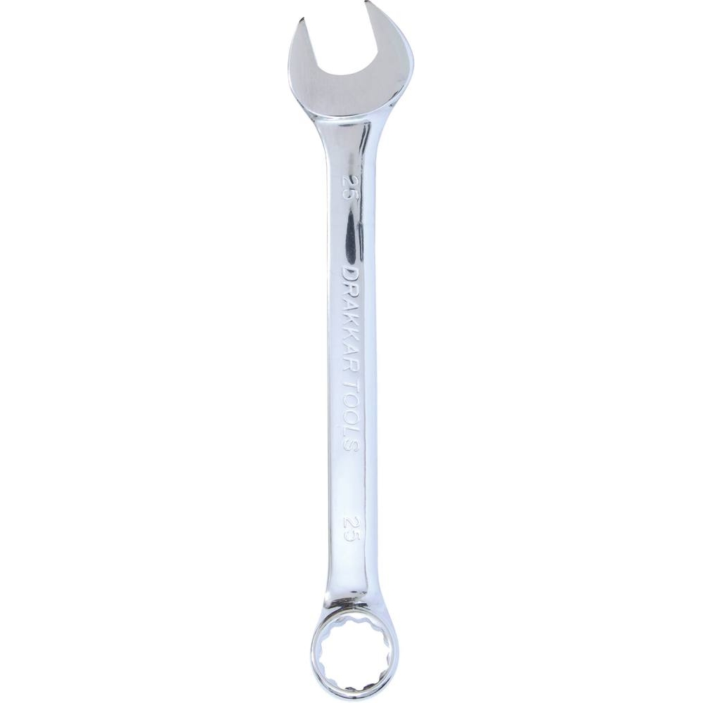 Clé mixte de 25mm full polish - carte DRAKKAR TOOLS - 13893