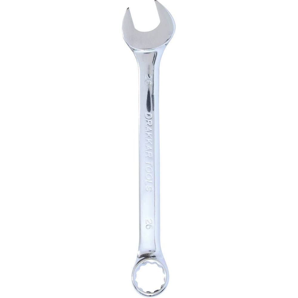 Clé mixte de 26mm full polish - carte DRAKKAR TOOLS - 13895