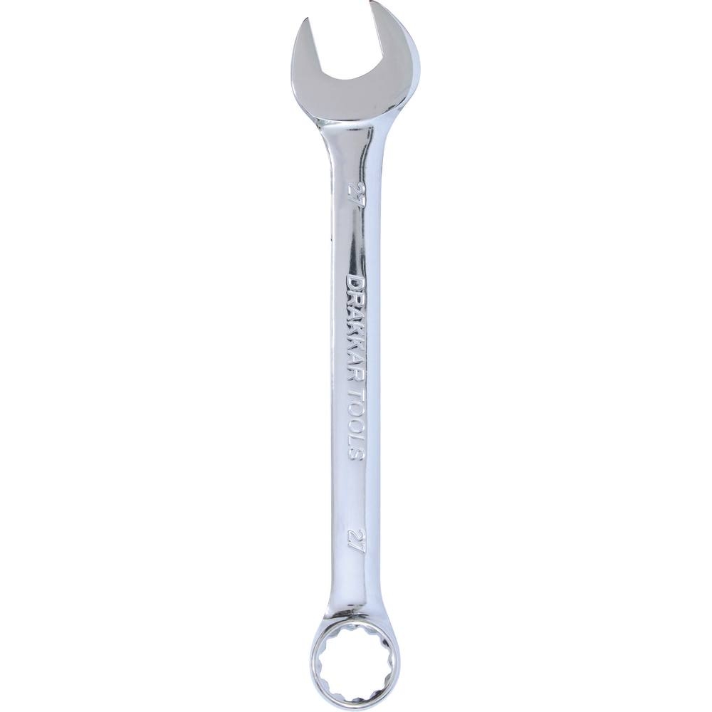 Clé mixte de 27mm full polish - carte DRAKKAR TOOLS - 13897