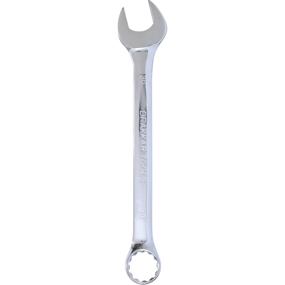 Clé mixte de 30mm full polish - carte DRAKKAR TOOLS - 13903
