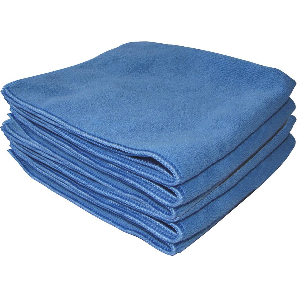 Microfibre 300 g/m² 400x400mm bleue - lot de 5 pcs KARZHAN - 14004