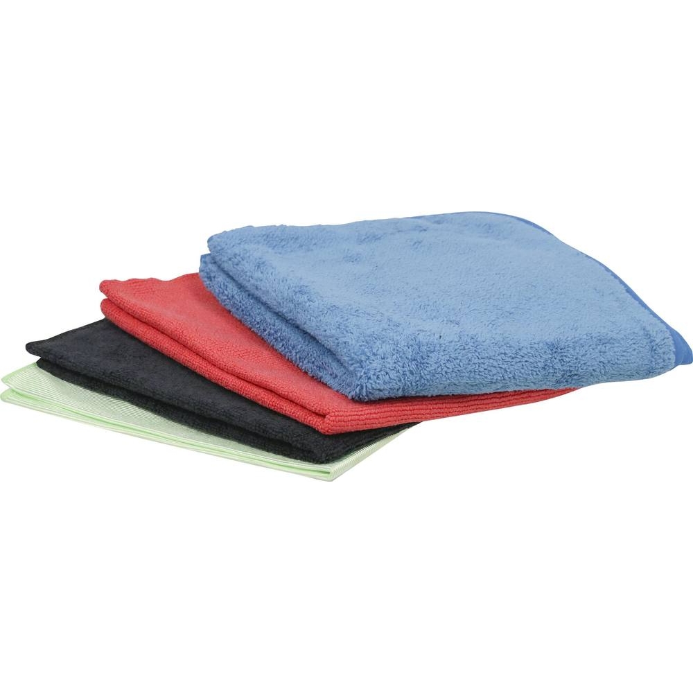 Microfibre spécial auto - sachet de 4 microfibres différentes KARZHAN - 14022