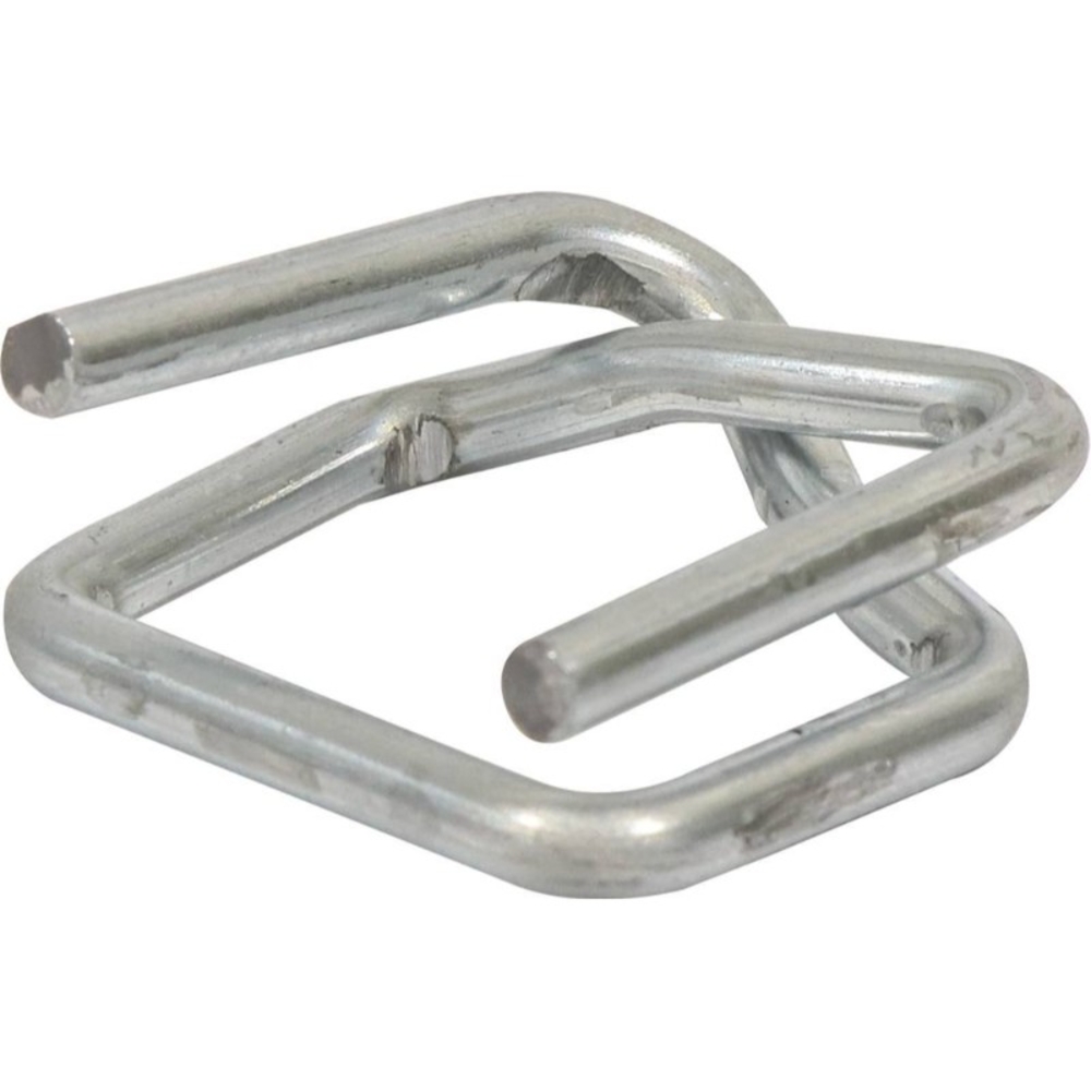 Lot 1000 boucles metalliques galvanisees - 14036