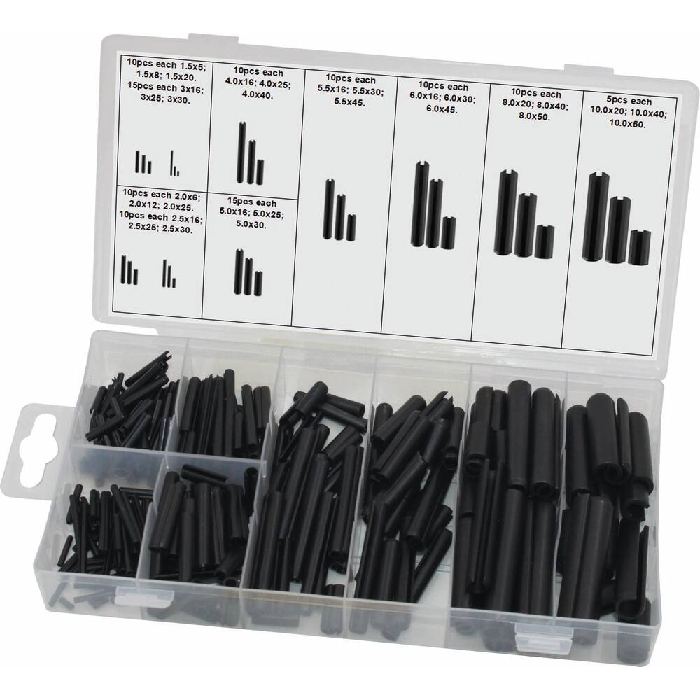 Goupilles mecanindus de 1,5 à 10mm - coffret de 315 pcs STILKER - 14091