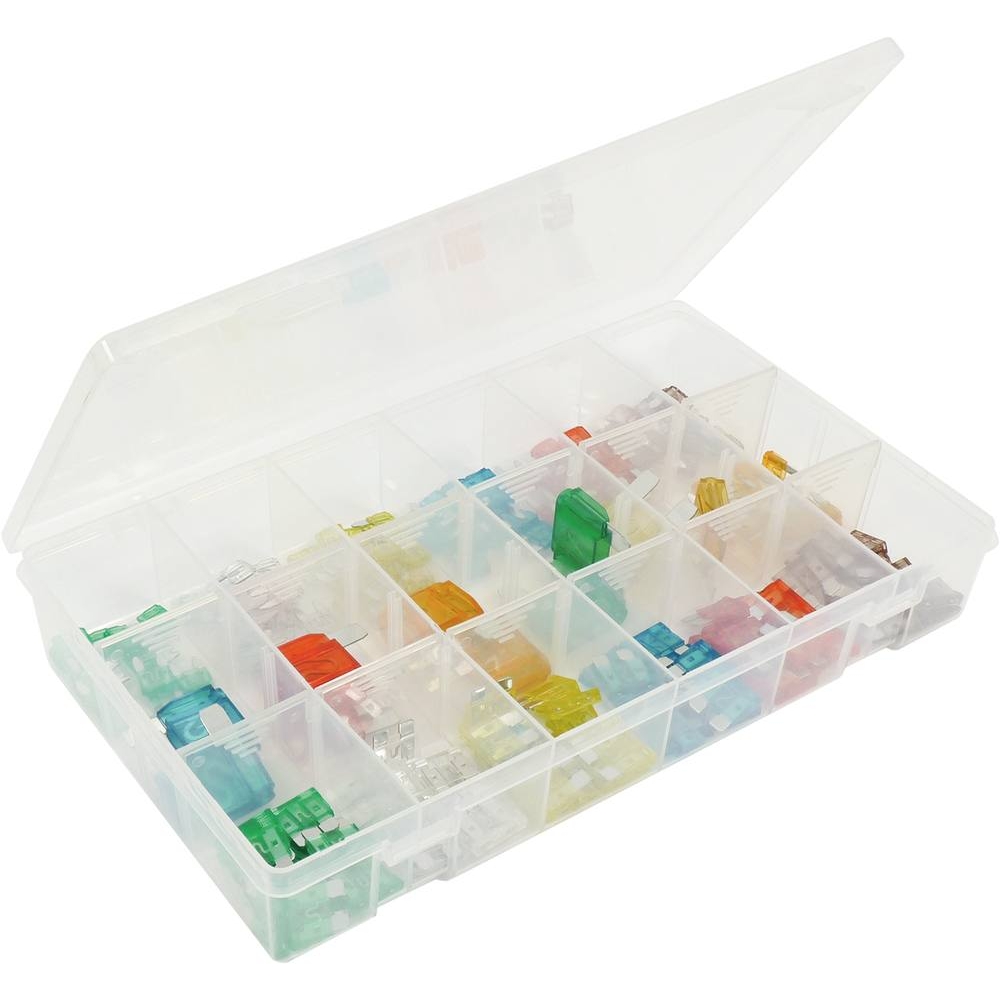 Fusible enfichable mini/standard/maxi assortiment - coffret de 166 pcs SODELEC - 14099