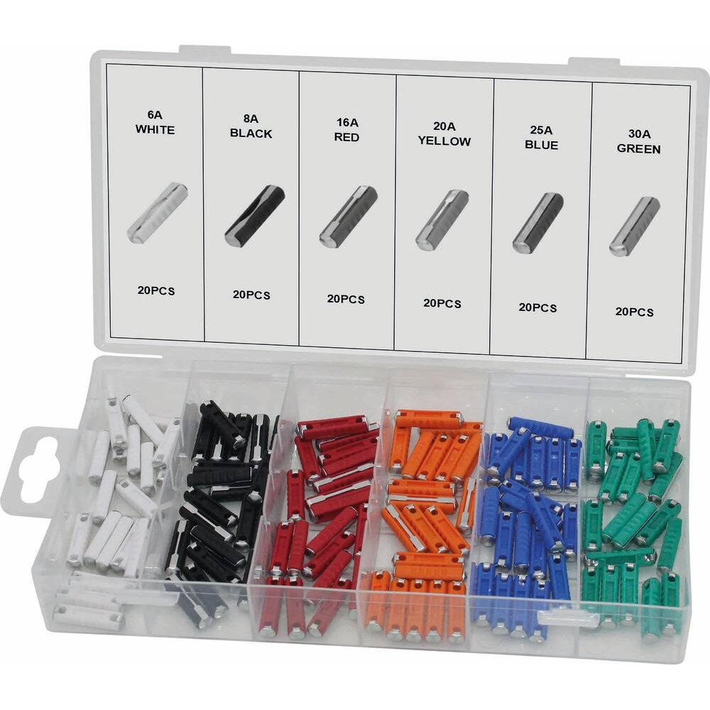 Fusible steatite assortiment - coffret de 120 pcs SODELEC - 14104