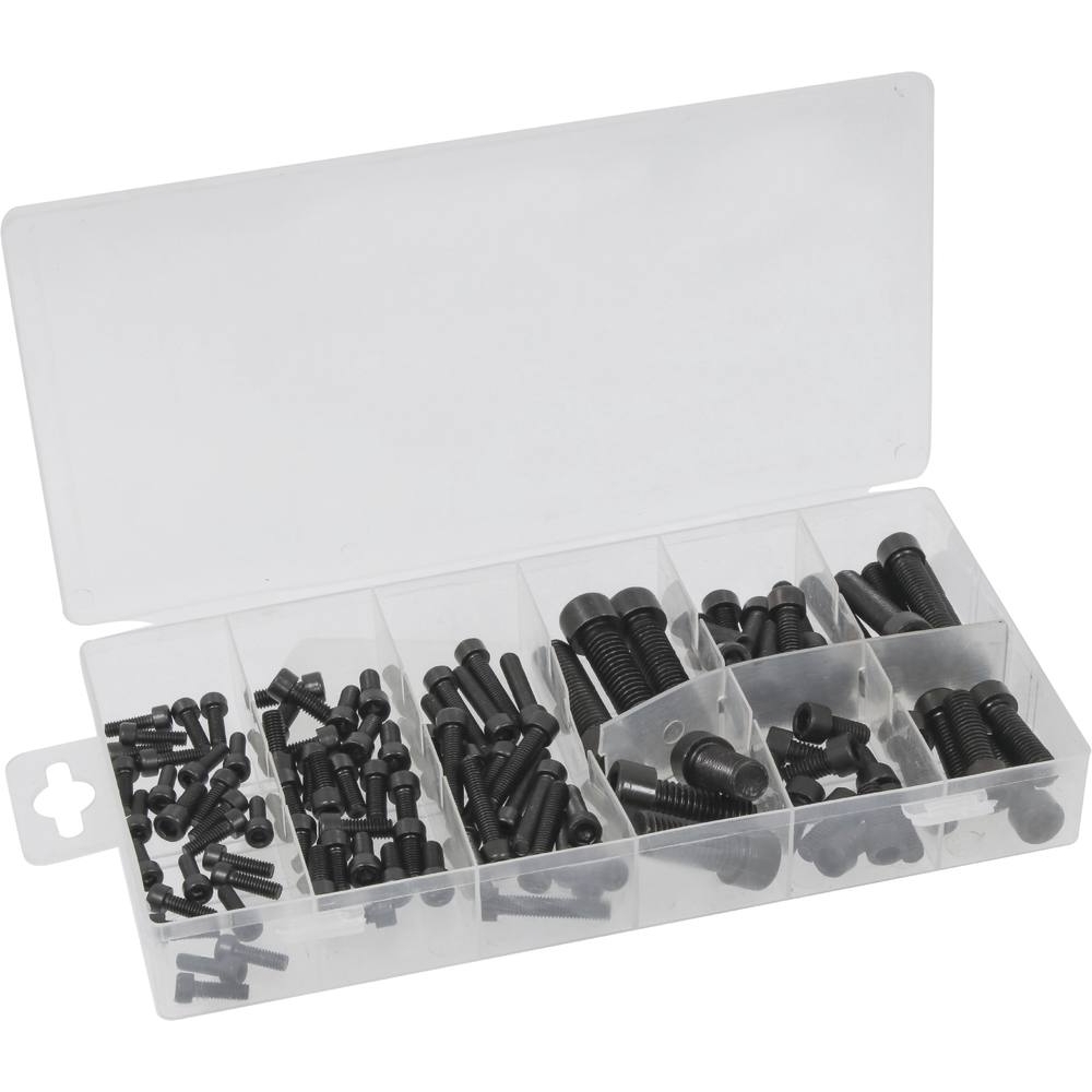 Vis BTR à tête ronde de M4 à M10 - coffret de 106 pcs KLIPPER - 14165