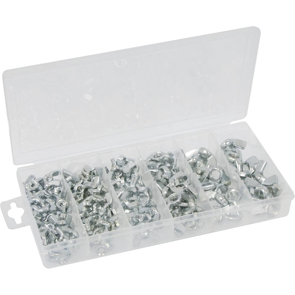 Ecrou papillon de M4 à M10 - coffret de 150 pcs KLIPPER - 14166