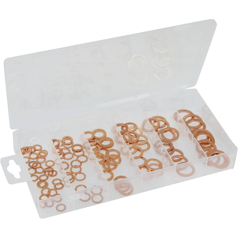 Rondelle cuivre de M6,5 à M16 - coffret de 110 pcs KLIPPER - 14173
