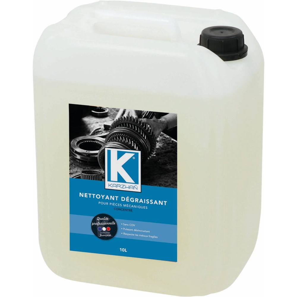 Nettoyant/dégraissant concentré pour pièces mécaniques - bidon de 10L KARZHAN - 14316