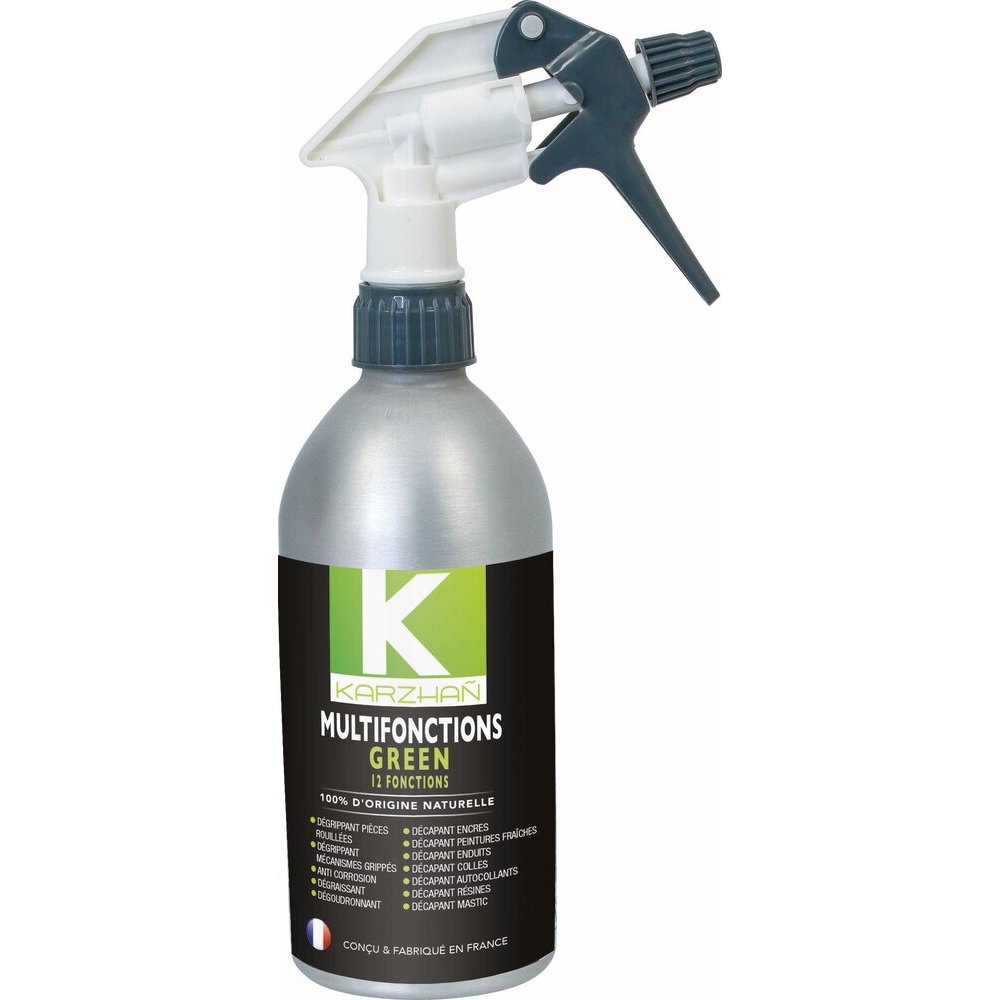 Dégrippant 12 fonctions d'origine végétale - pulvérisateur de 500ml KARZHAN - 14348