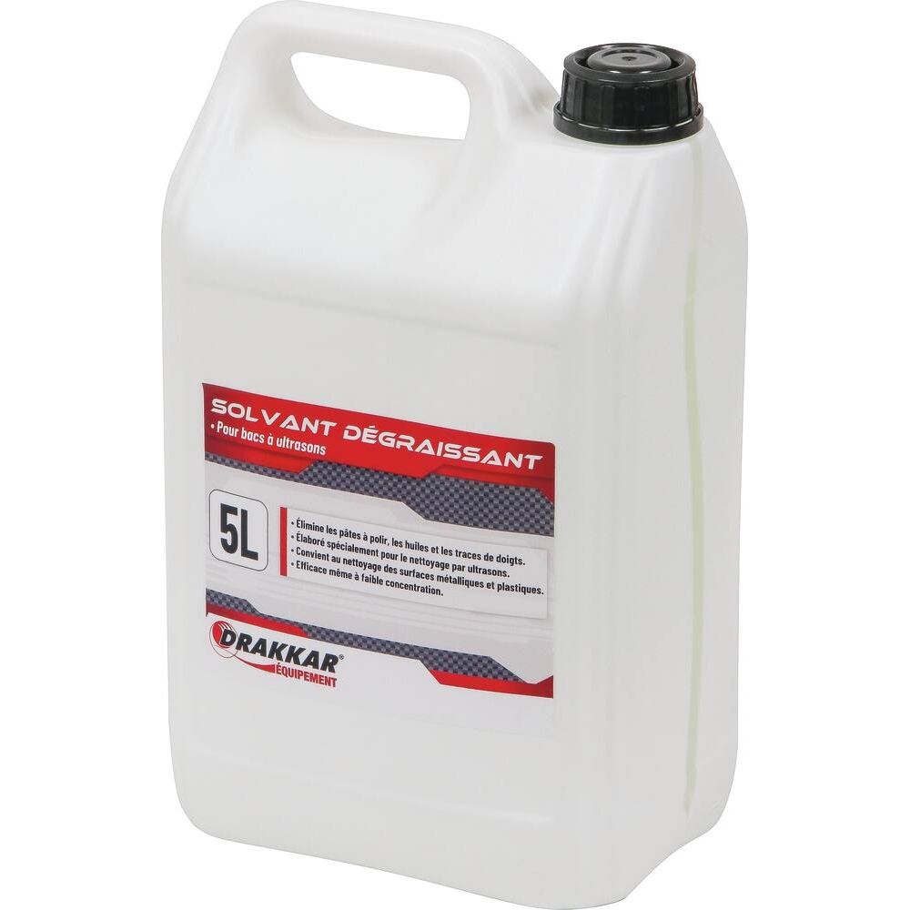 Solvant dégraissant pour bacs à ultrasons - bidon de 5L DRAKKAR - 14356