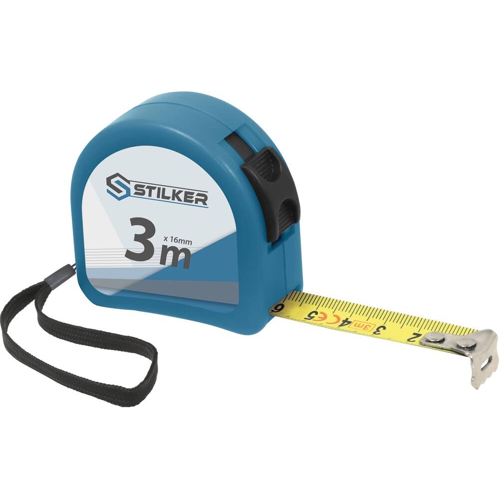Mètre mesure à ruban 3m 16mm boîtier ABS STILKER - 14363