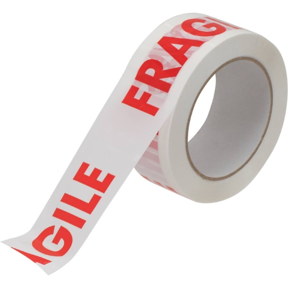 Rouleau adhesif 100m l48 'fragile' - 14508