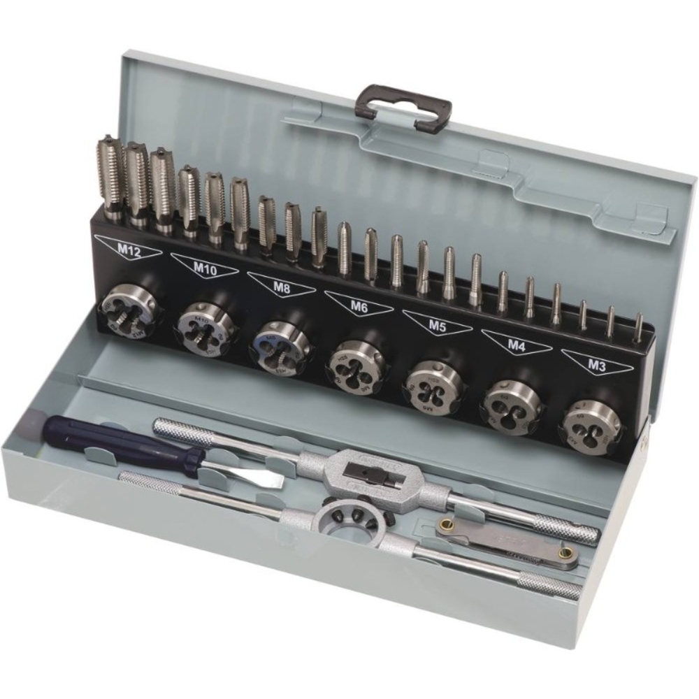 Coffret tarauds filieres 32 pcs DRAKKAR EQUIPEMENT - 14720