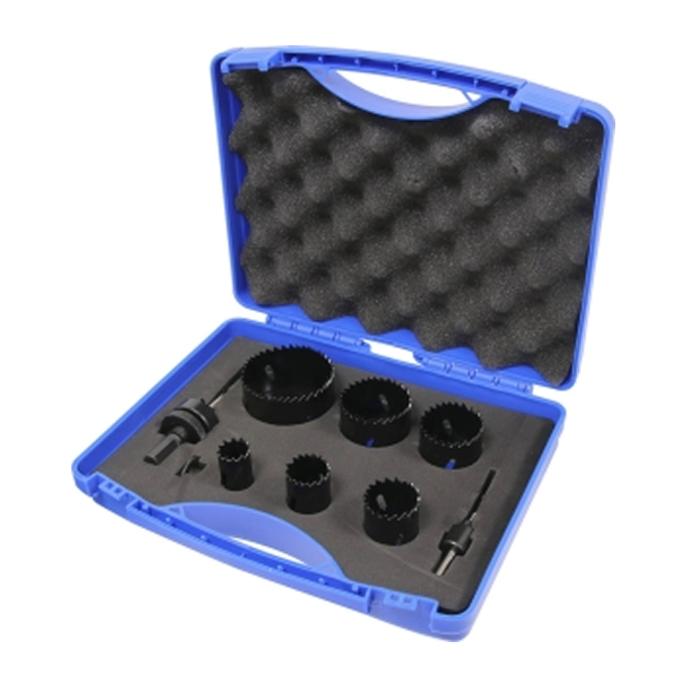 Coffret de 8 Scie trépan bi-métal cobalt de 22 à 68mm LEMAN - 14746