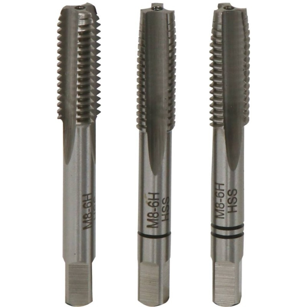 Lot de 3 tarauds m8 DRAKKAR EQUIPEMENT - 14803