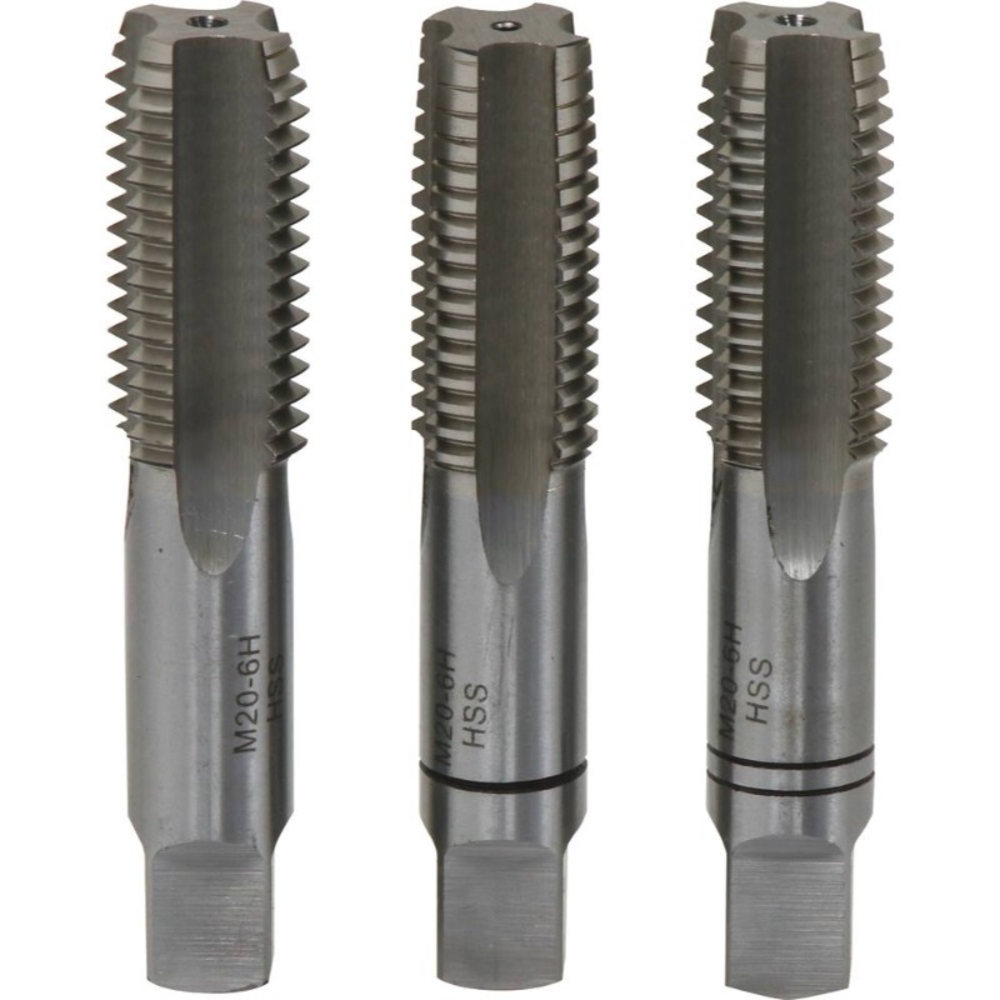 Lot de 3 tarauds m20 DRAKKAR EQUIPEMENT - 14808