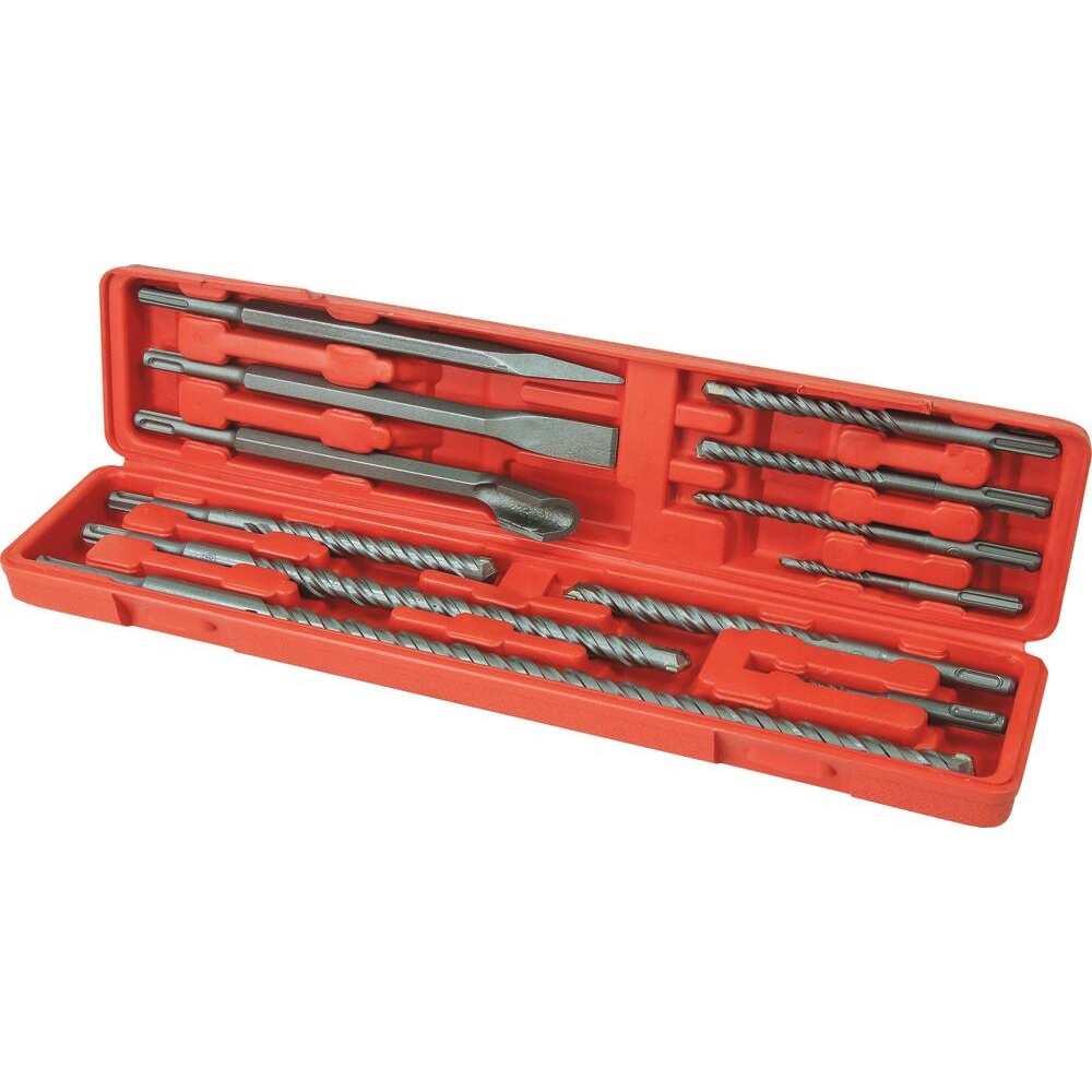 Foret et burin SDS+ - coffret 12 pcs STILKER - 14893