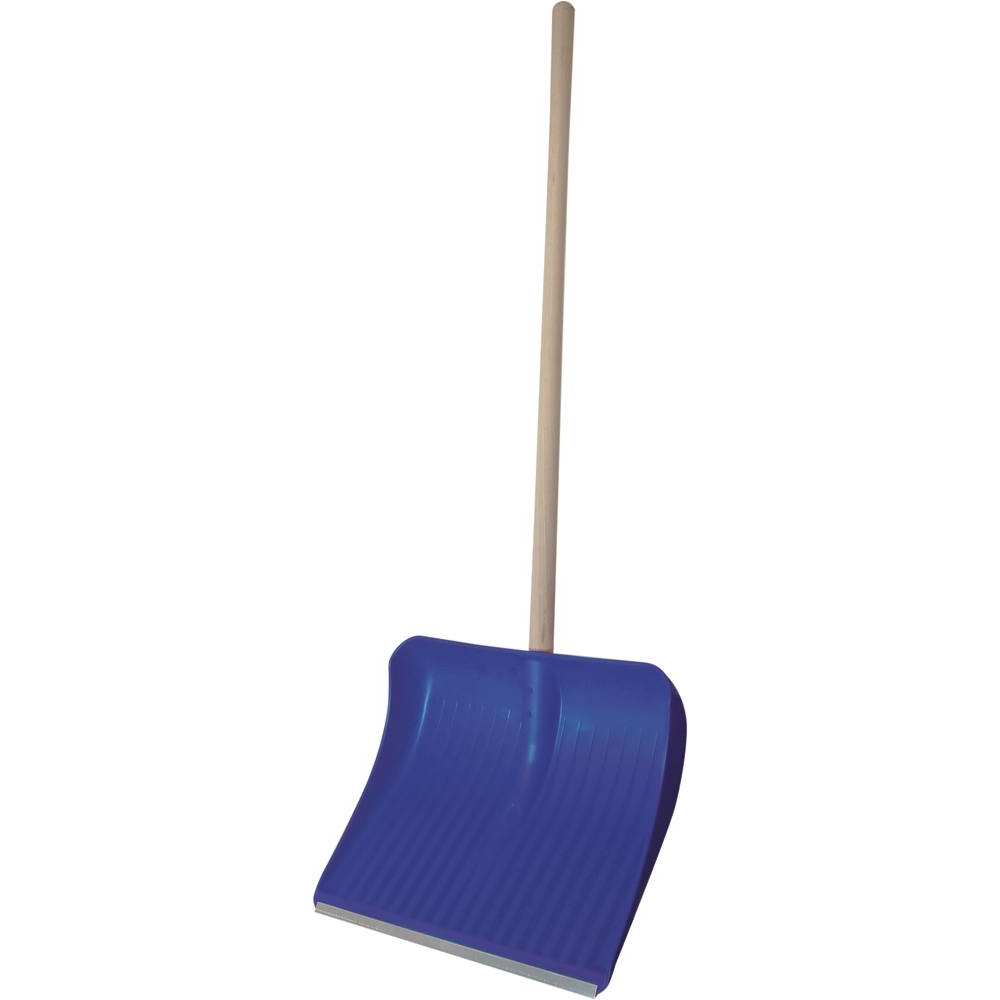 Pelle à grain/à neige PVC bleue 500mm avec languette aluminium et manche 1,2m DIMARTINO - 14945
