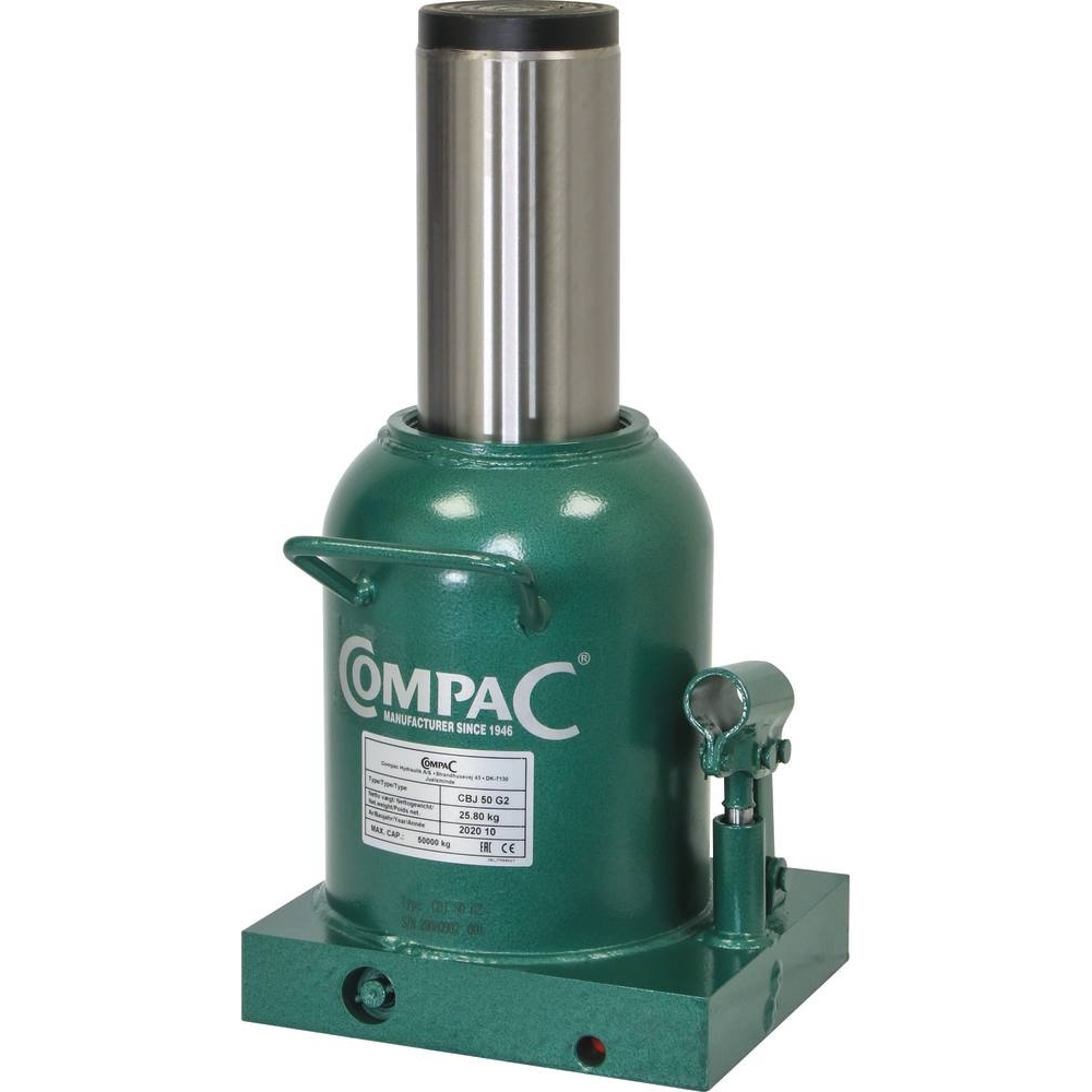 Cric bouteille hydraulique 50T vert COMPAC - 15069