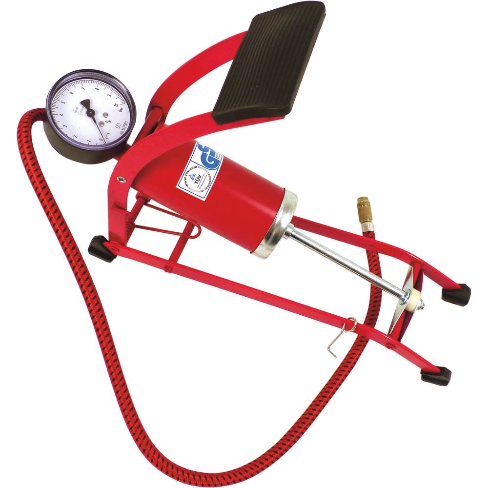 Pompe à pied avec manomètre - 15230