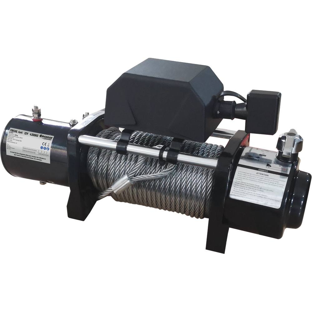 Treuil de traction électrique 4x4 12V 4300kg DRAKKAR - 15245