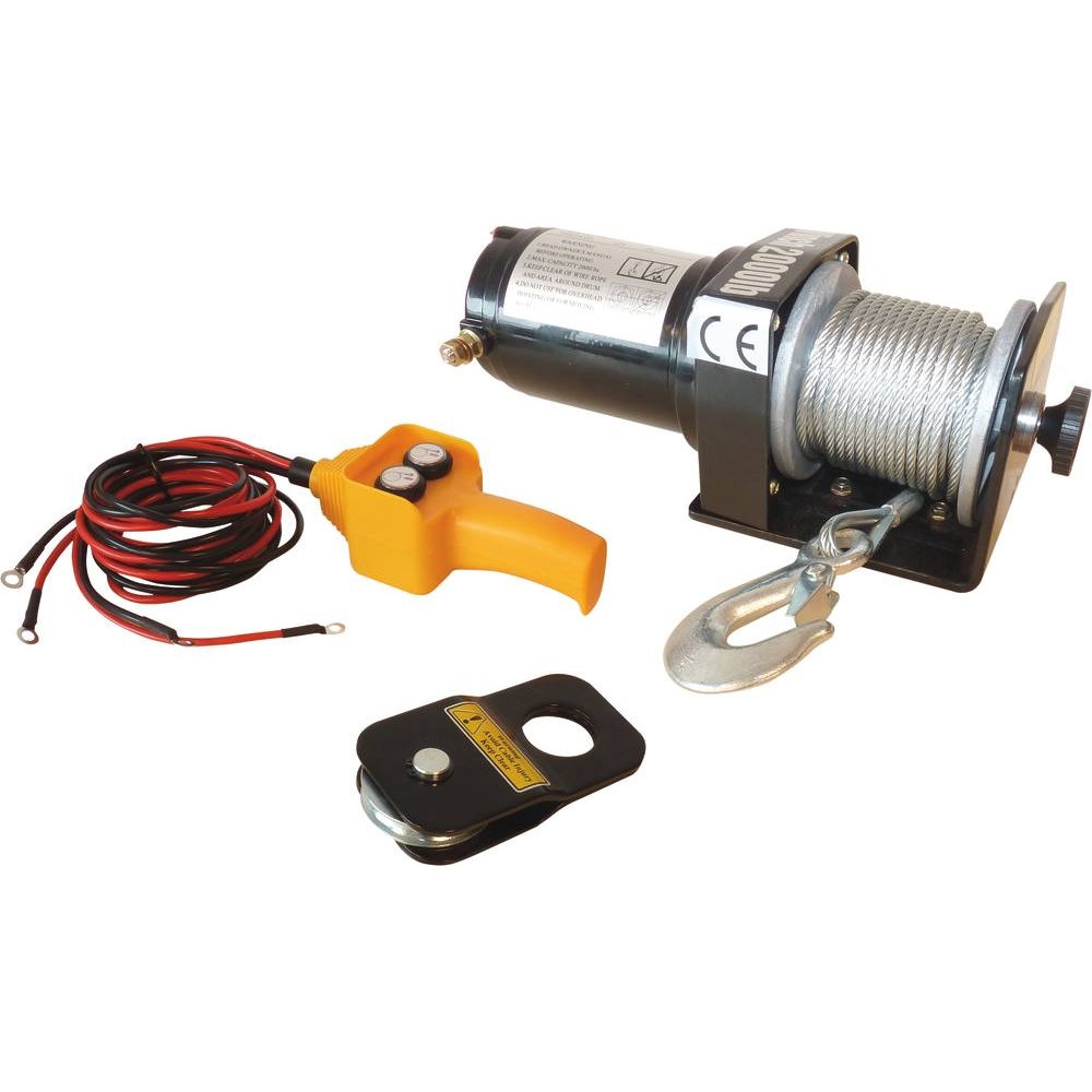 Treuil de traction électrique 12V 900kg DRAKKAR - 15250